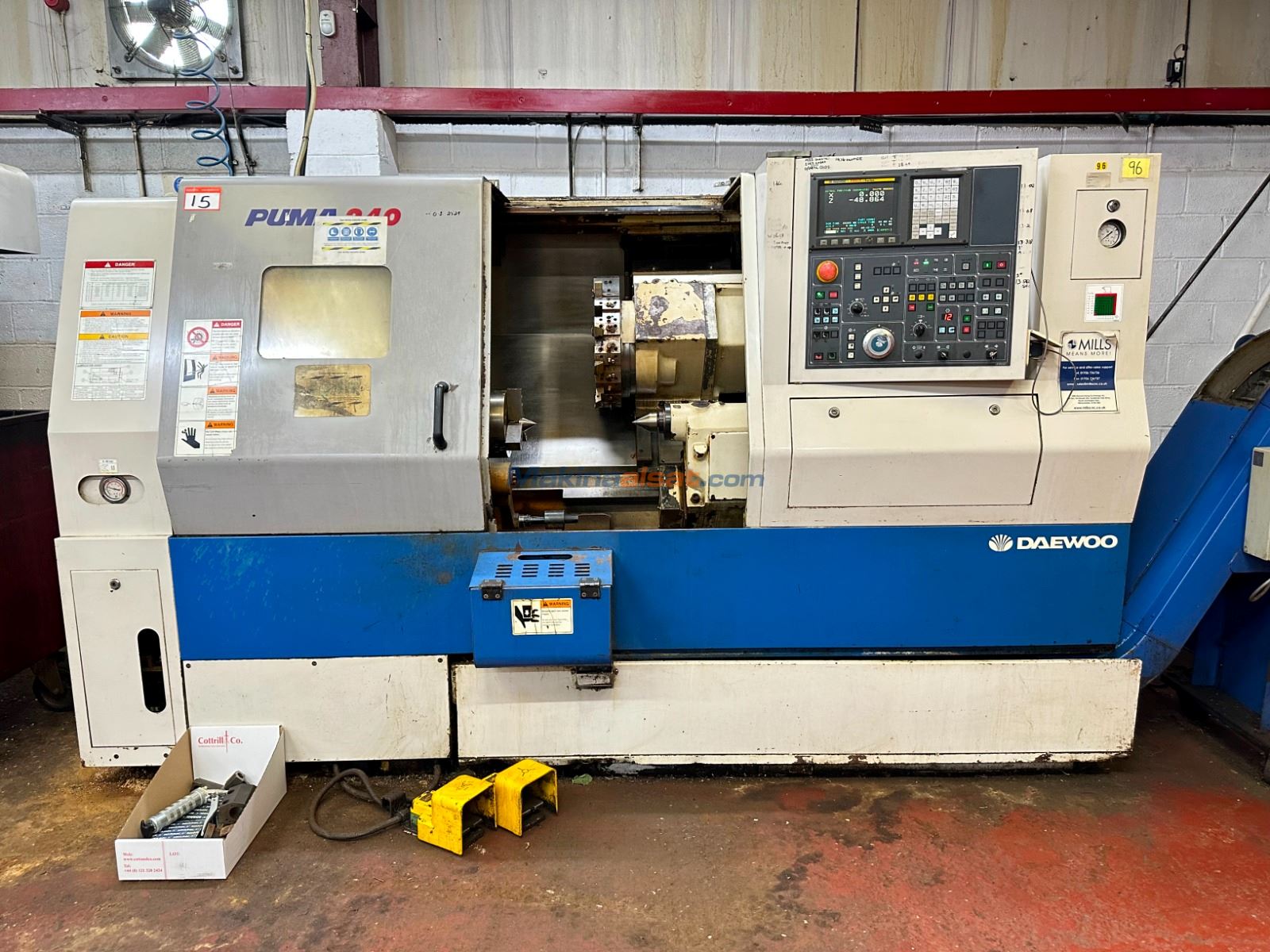 Satılık ikinci el DOOSAN DAEWOO PUMA 240B CNC TORNA CNC Torna makinesi