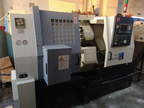 Hwacheon Hi-ECO 21HS 8" CNC Torna