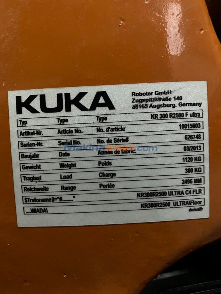 KUKA KRC4 300  R2500 F ULTRA 2013 MODEL ENDÜSTRİYEL ROBOT