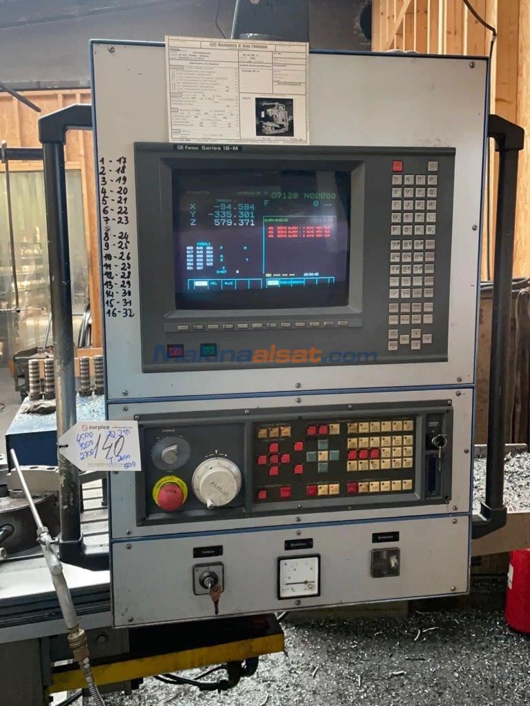 ALMAN 1600x600x650 ISO 50 FANUC KONTROL CNC FREZE