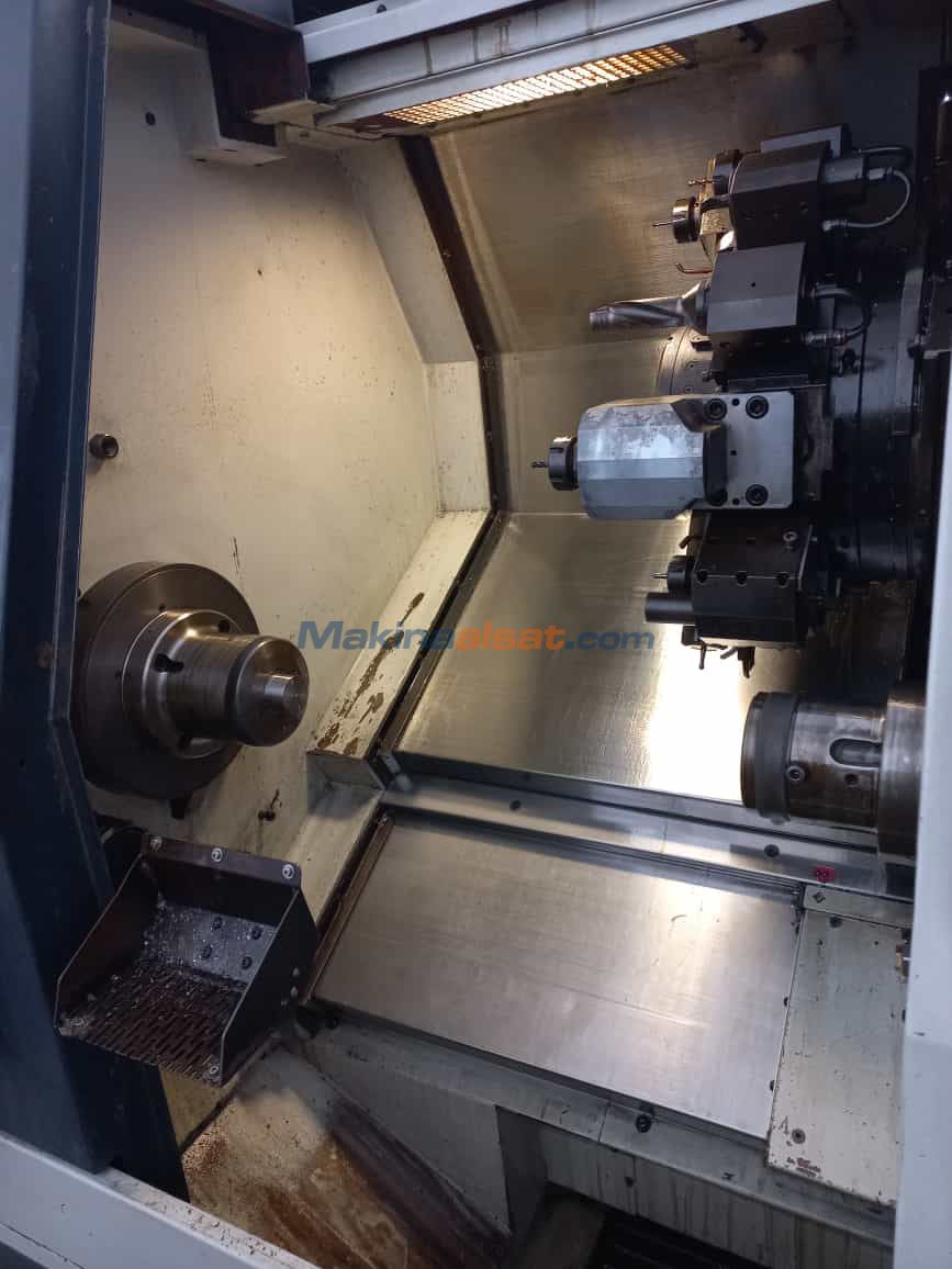 SPINNER CMZ TS66L SMC 10 INCH C EKSENLİ KARŞI AYNALI CNC TORNA