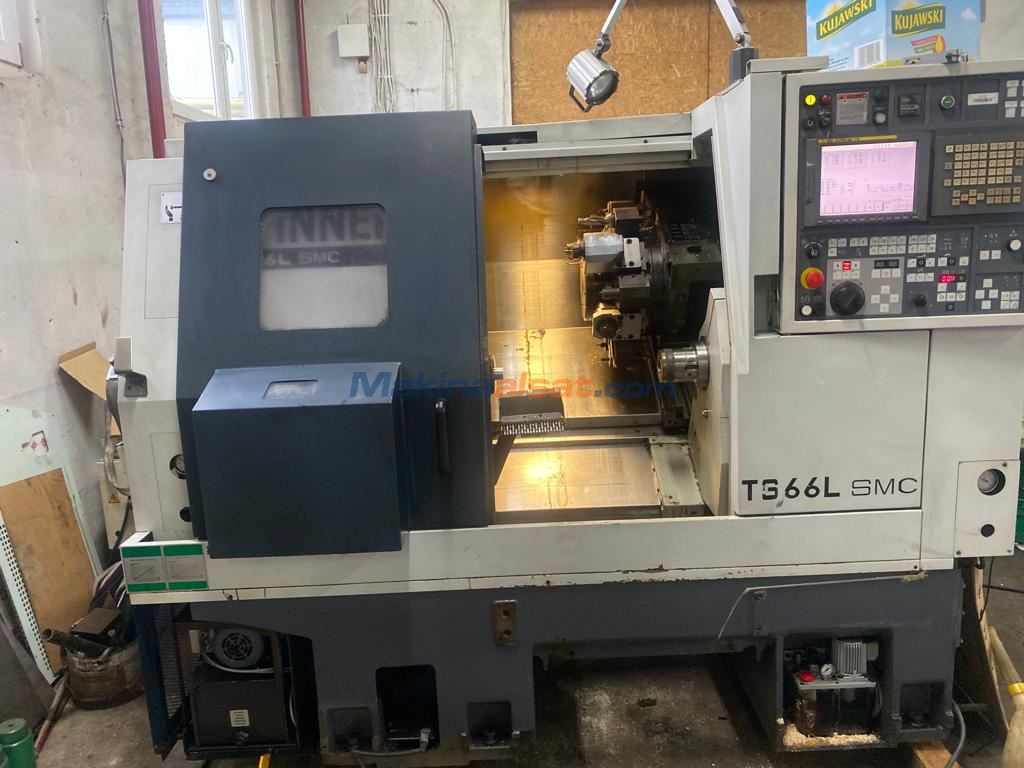 SPINNER CMZ TS66L SMC 10 INCH C EKSENLİ KARŞI AYNALI CNC TORNA