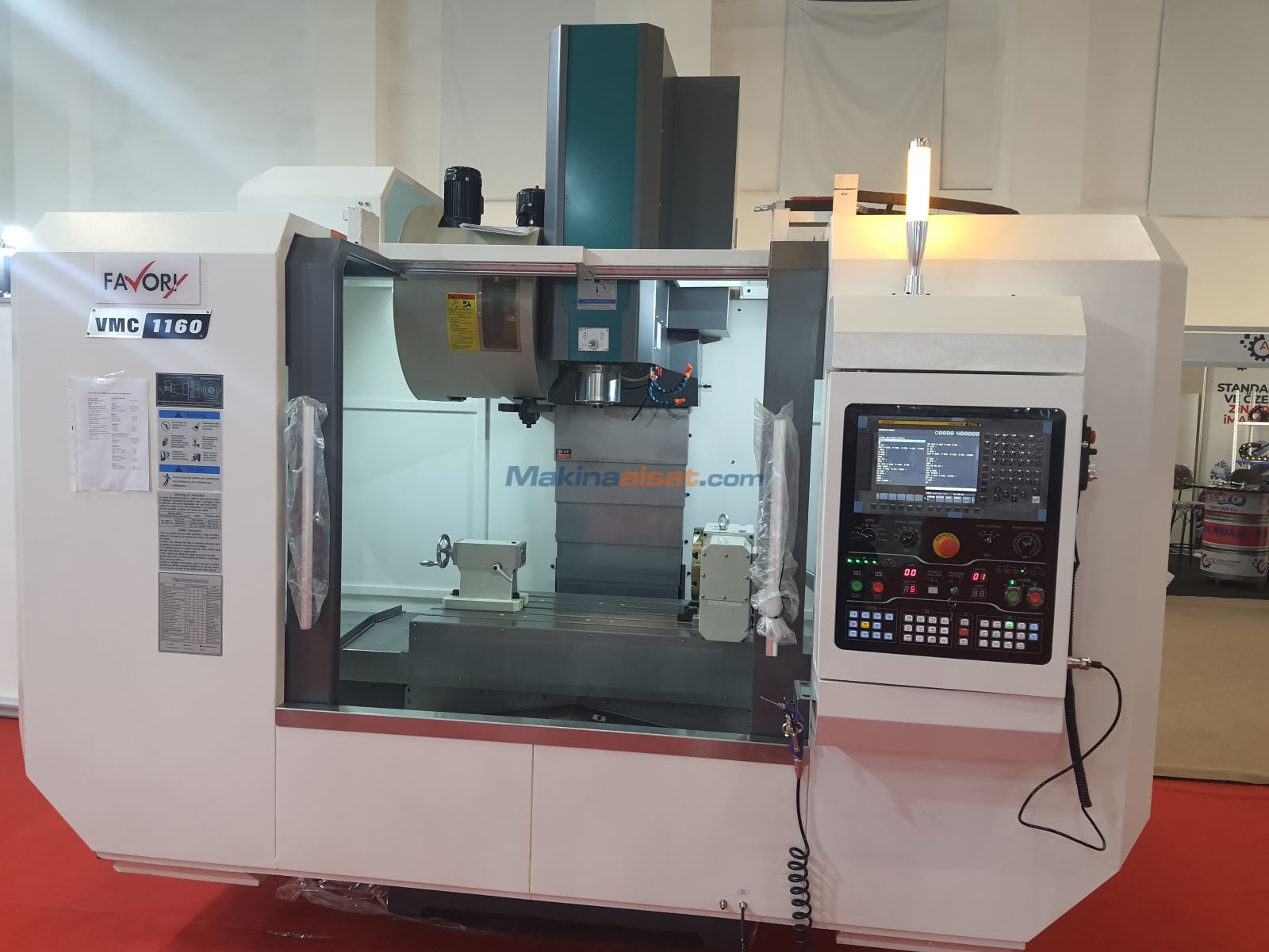 Stoktan Favory VMC 1160 - 4 Eksen Cnc Dik İşlem Merkezi