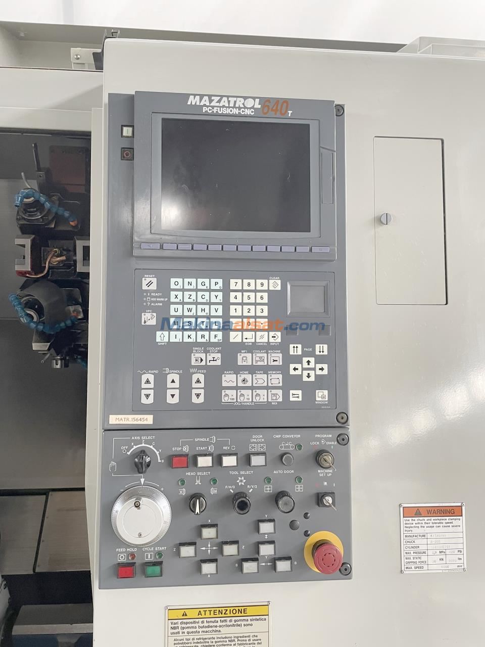 MAZAK SUPER QUICK TURN 100MSY Cnc Torna