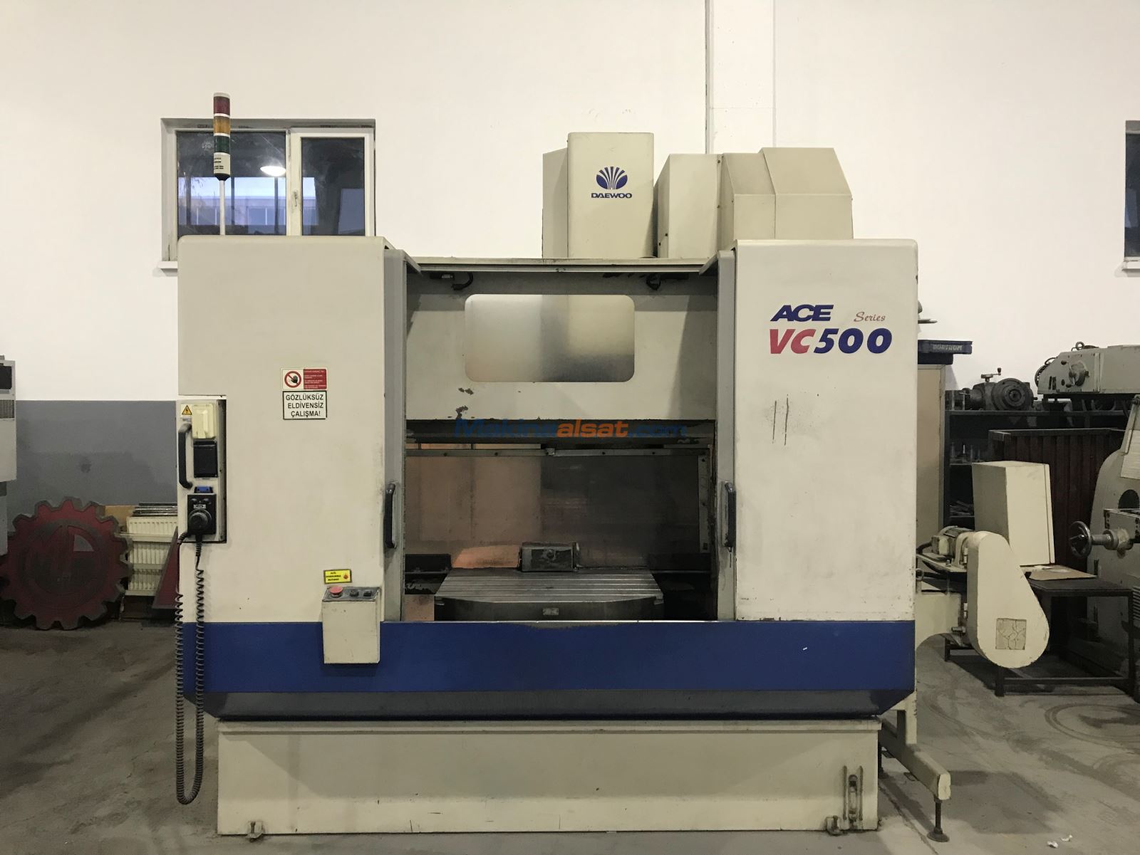 DAEWOO ACE VC500 CNC Dik İşlem