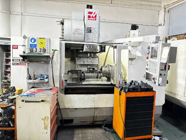 HAAS VF3 4 Eksen Divizörlü CNC Dik İşleme Merkezi