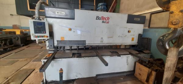 Satılık ikinci el BUTECH BUCUT VRS 3100 x 6 MM CNC AÇI AYARLI HİDROLİK ...