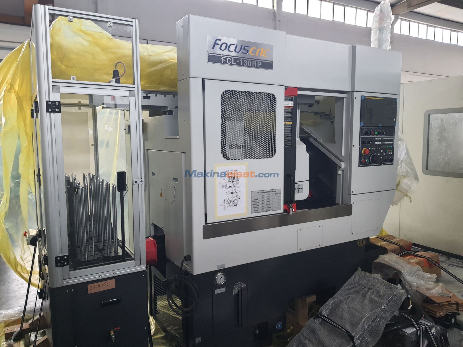 Stokta Hazır Focus FCL 130 RP Sıfır CNC Otomat Torna