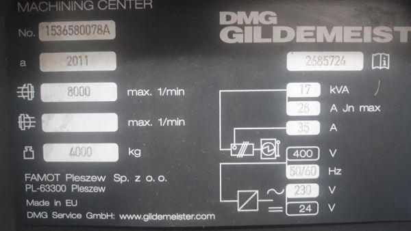 DMU 50 ECO 5 Eksen / DİK İŞLEME