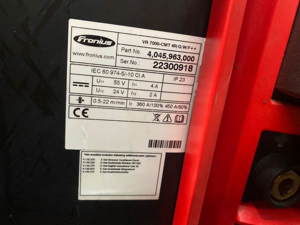 FRONIUS VR 7000 CMT KAYNAK MAKİNESİ ÜNİTESİ